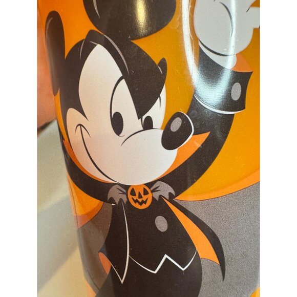 Disney Zak Halloween Cups Glow in Dark Set 4 Mickey Minnie 2 Lids Straws 2022 - Picture 9 of 14